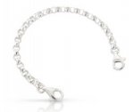 Sterling Silver Rolo Chain Bracelet Only